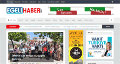 Desktop Screenshot of egelihaber.com