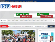 Tablet Screenshot of egelihaber.com